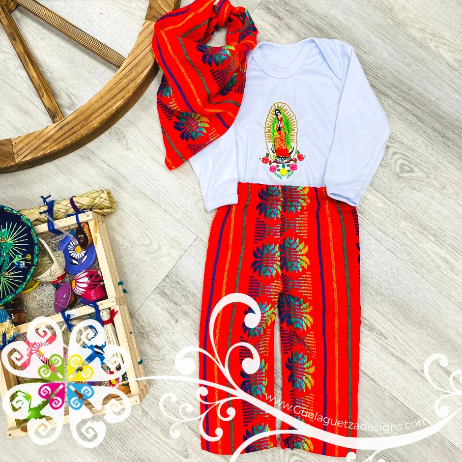 12 de Diciembre Set - Traje Juan Diego - Virgen de Guadalupe Outfit