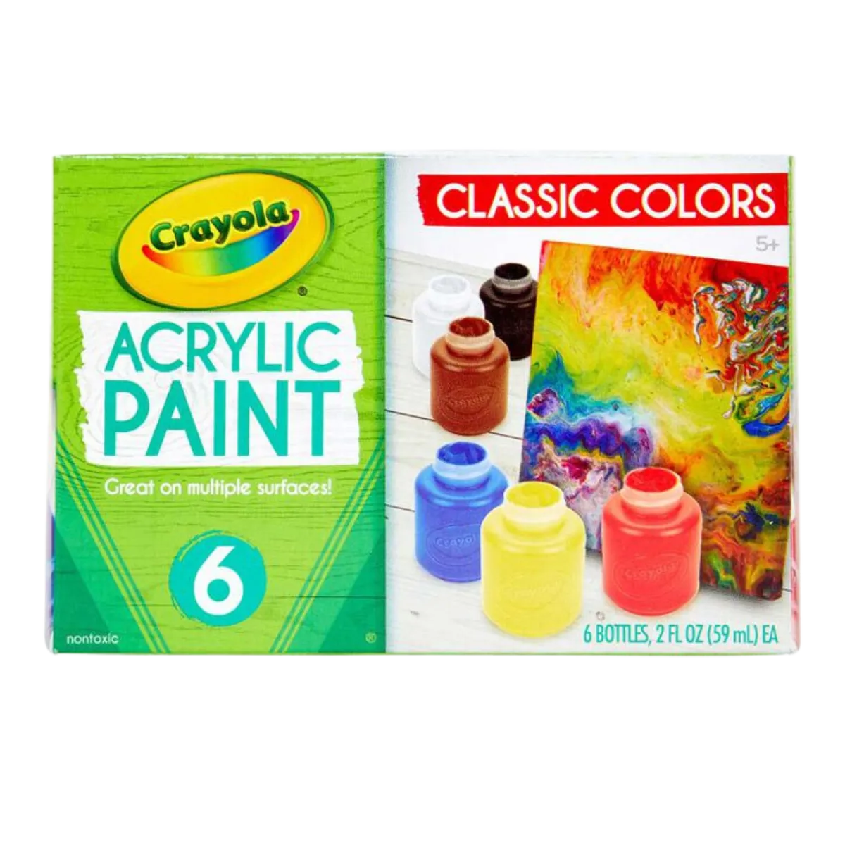 6 Acrylic Paint Set