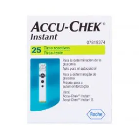 ACCU-CHEK INSTANT TIRAS REACT C/25