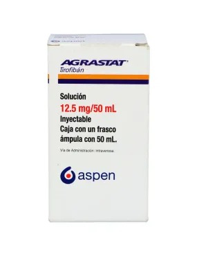 AGRASTAT 12.5 MG/50 ML C/1. FCO. AMP 50 ML