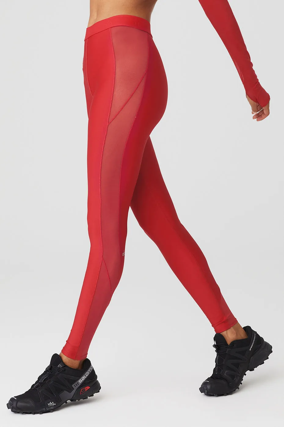 Airlift High-Waist Ballet Dream Legging - Classic Red