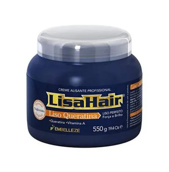 ALISANTE LISAHAIR CREME PROFISSIONAL QUERATINA 550G