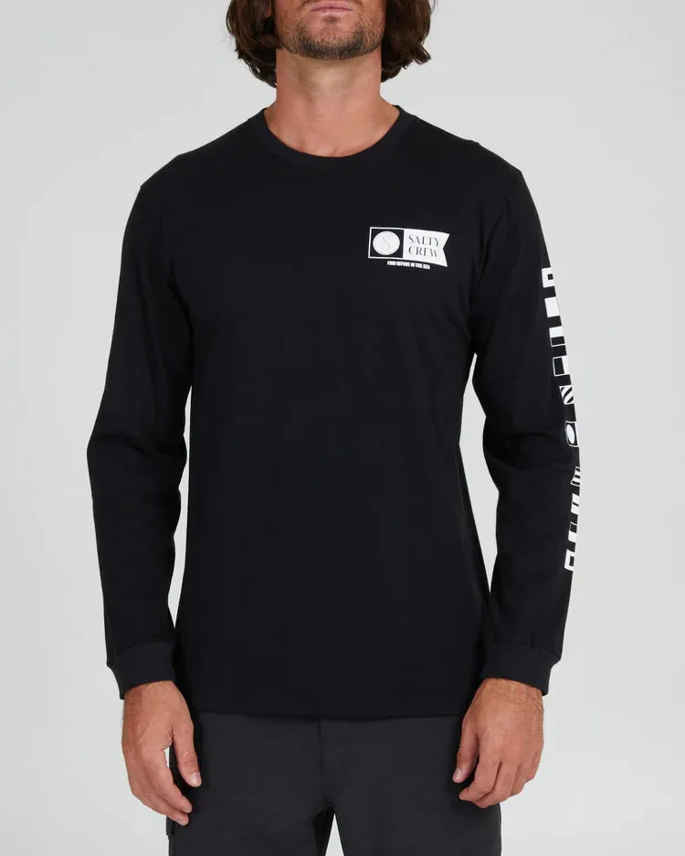 Alpha Premium L/S Tee BLK