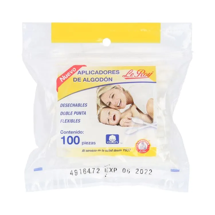 APLIC DE ALGODON LEROY C100 PZAS