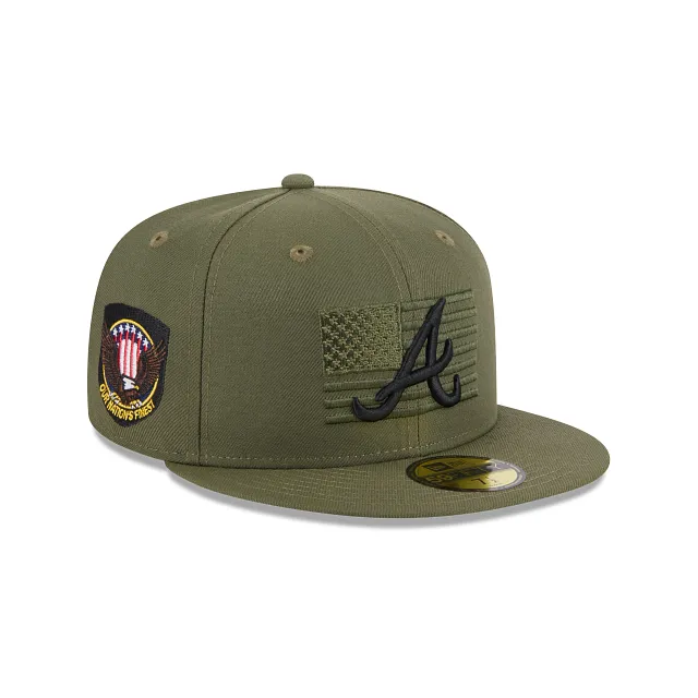 Atlanta Braves MLB Armed Forces Day 2023 59FIFTY Cerrada