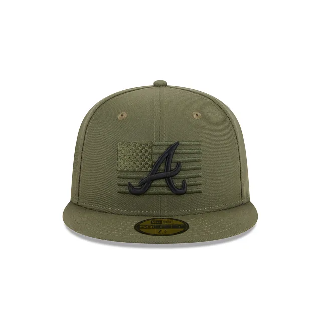 Atlanta Braves MLB Armed Forces Day 2023 59FIFTY Cerrada