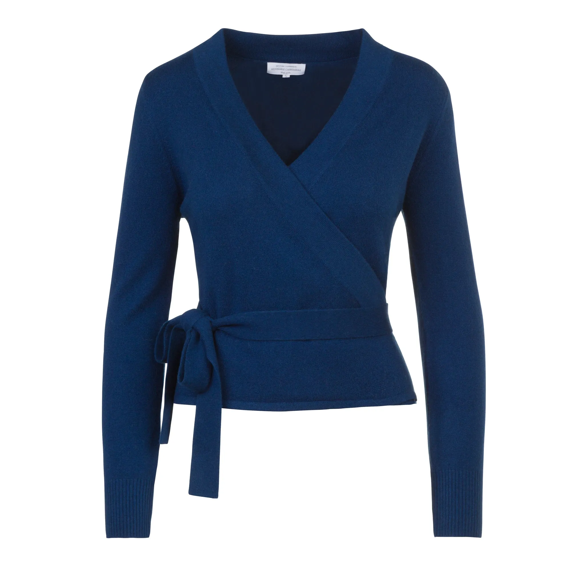 Ballet Wrap Cardigan in Navy