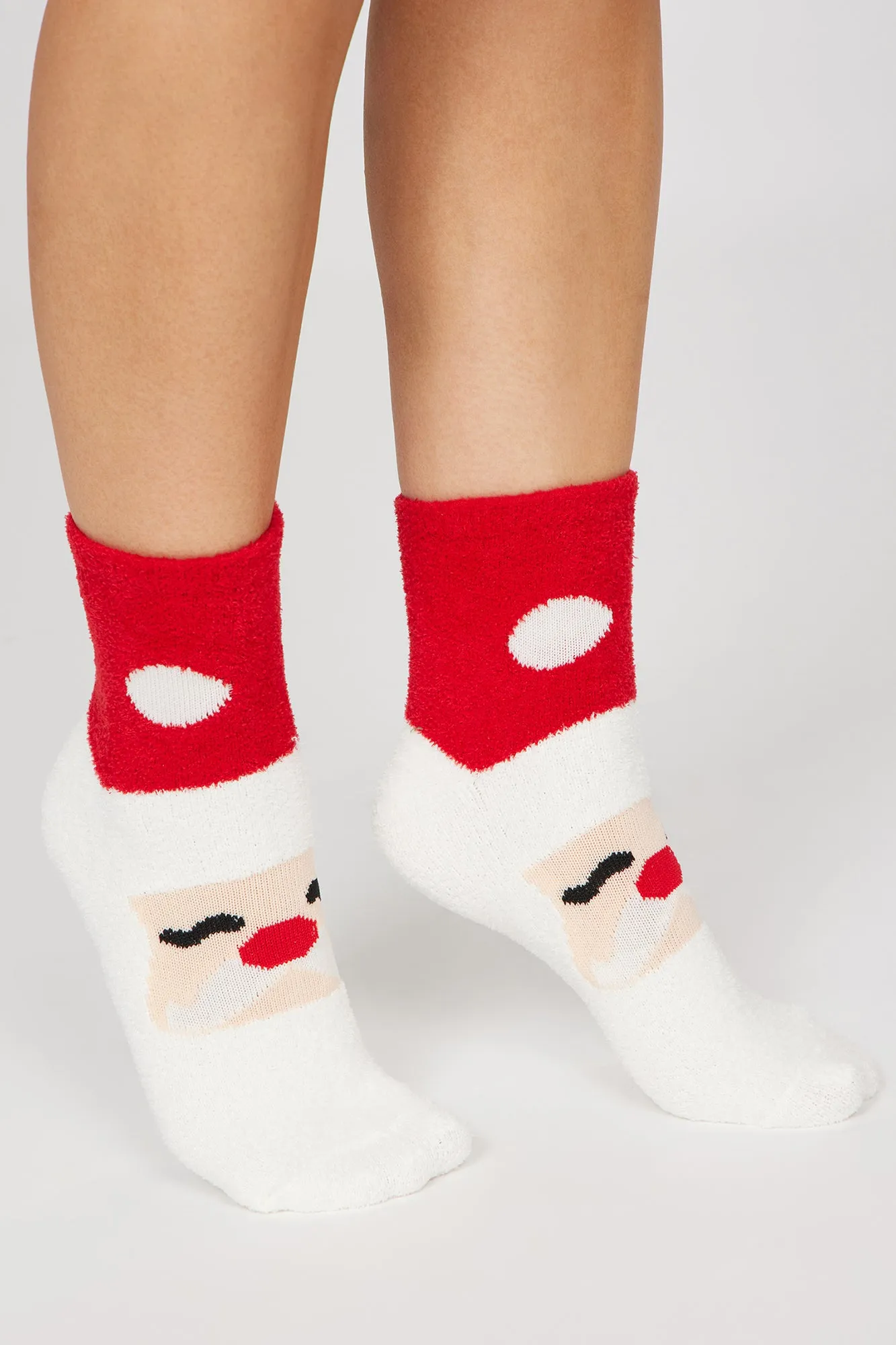 Be Merry 3 Pack Socks - Red/combo