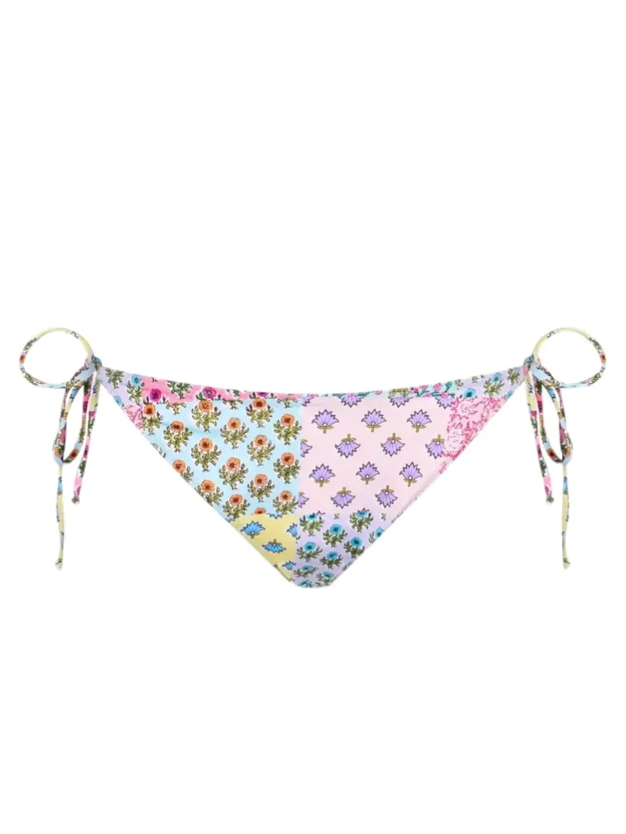 Bikini con Patch Floreali (Top e Slip Venduti Separatamente)