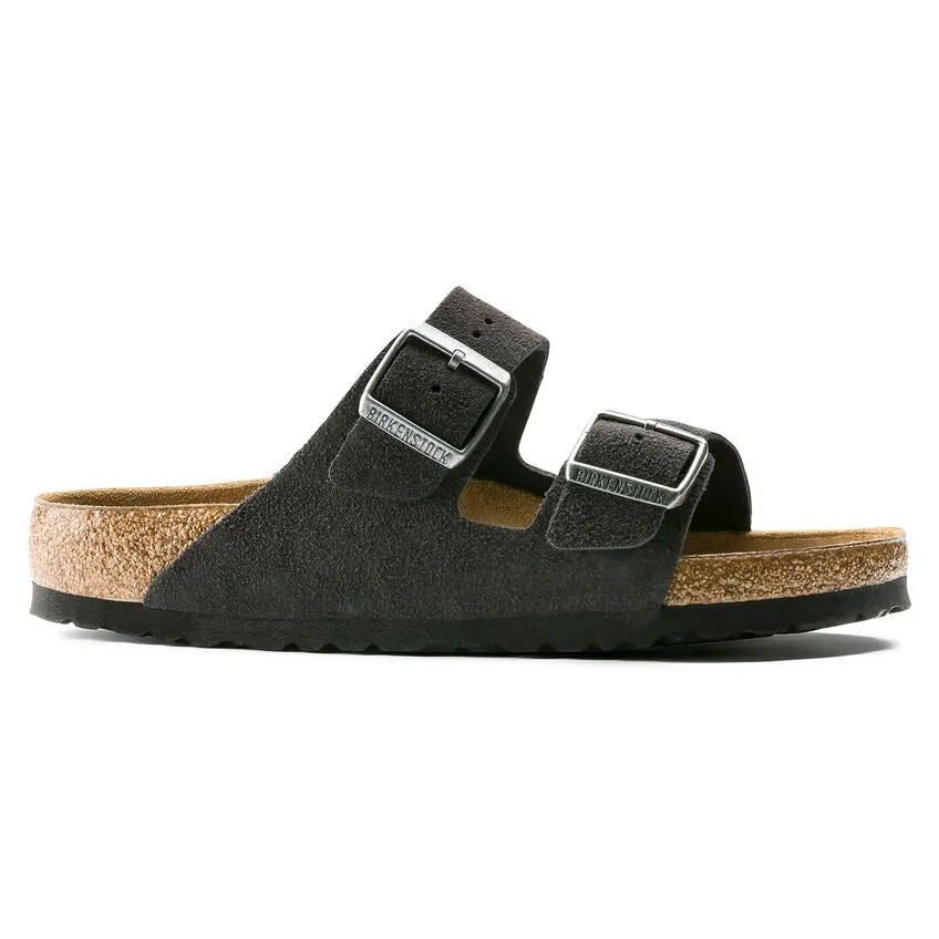 BIRKENSTOCK ARIZONA SUEDE LEATHER VELVET GREY