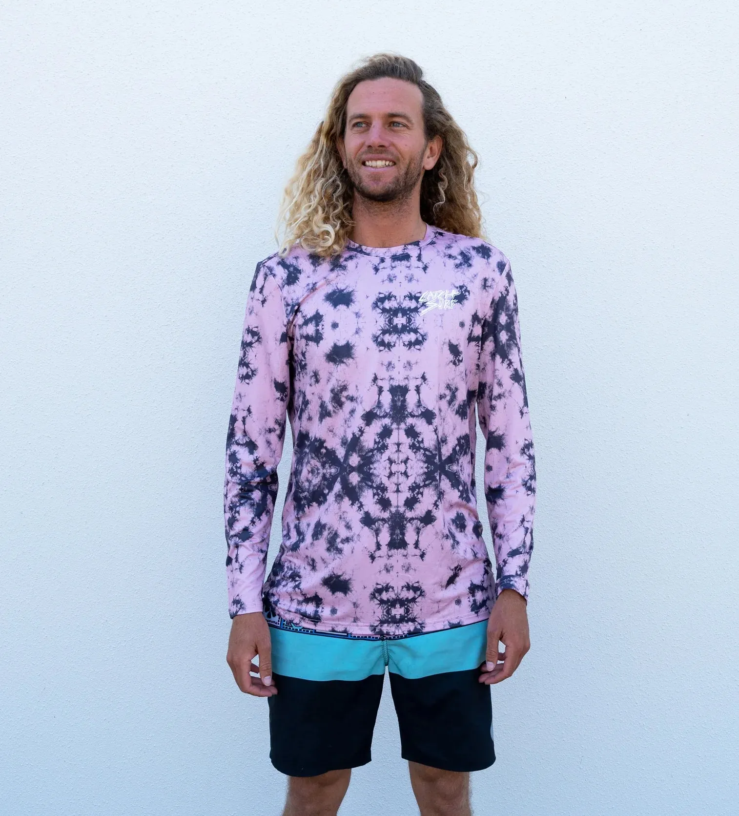 Blair conklin ls surf shirt black pink