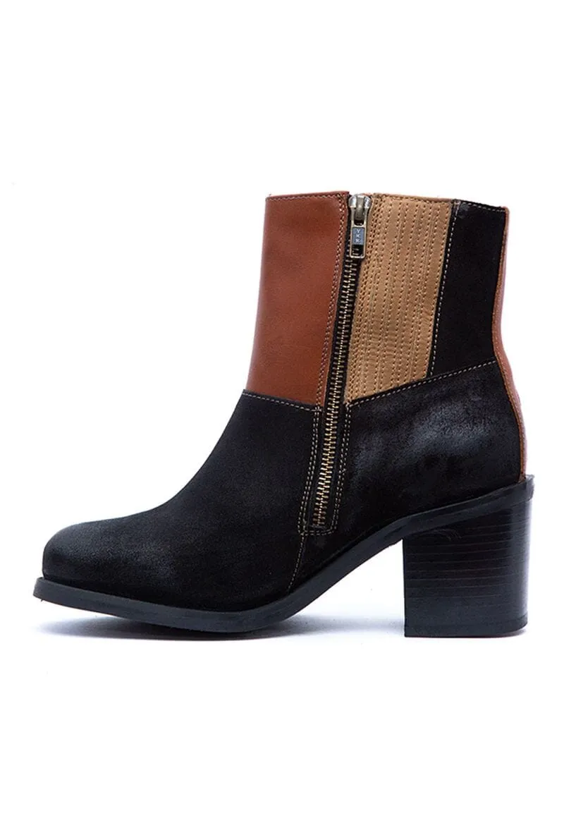 Botin Mujer / Lemur Negro Camel