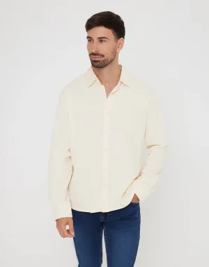 Camisa Manga Larga Crema - Atti