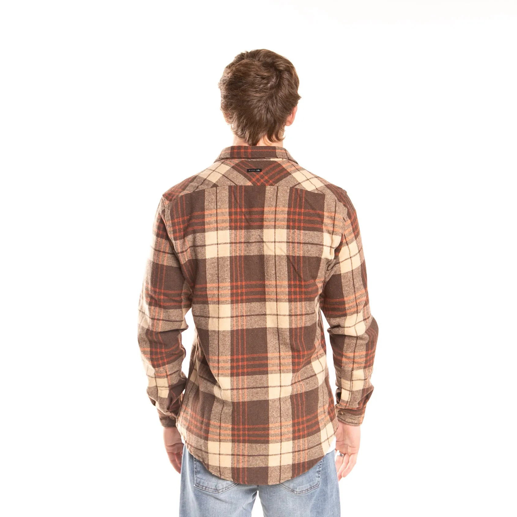 Camisa Ml Rusty Halifax Shirt Brown