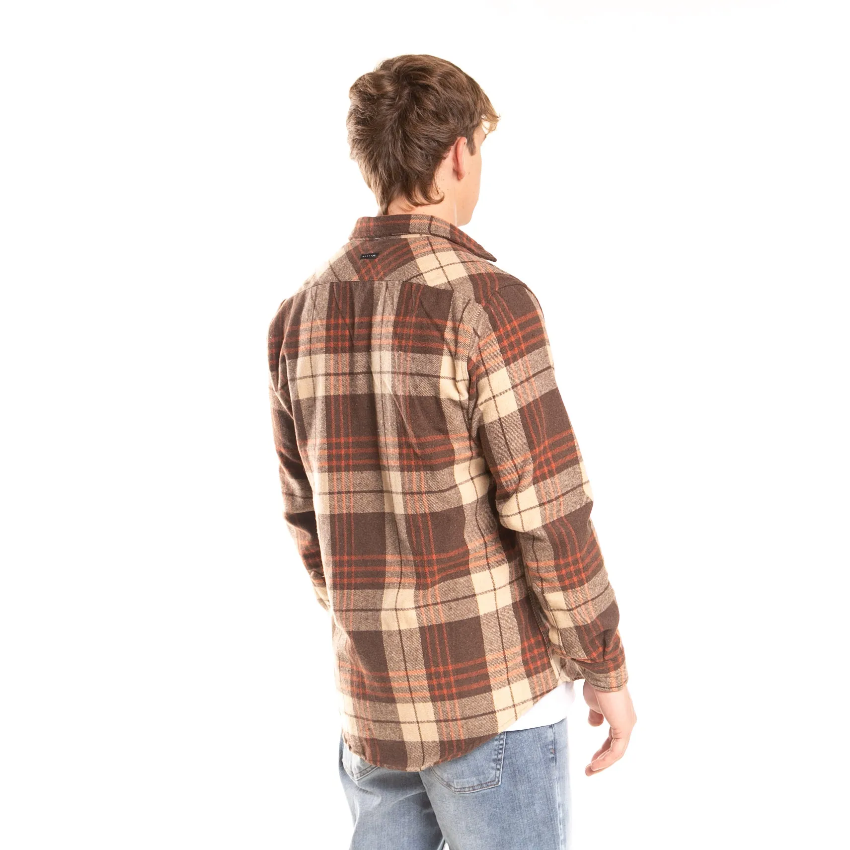 Camisa Ml Rusty Halifax Shirt Brown