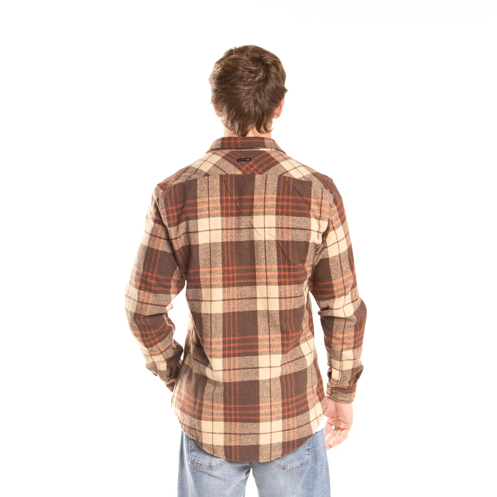 Camisa Ml Rusty Halifax Shirt Brown