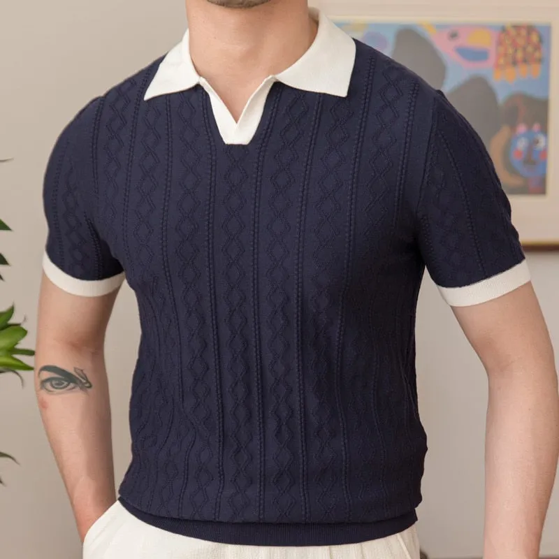 Camisa Polo Masculina Tricot Ravini 01