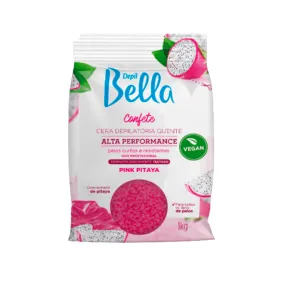 CERA CONFETE PINK PITAYA DEPIL BELLA 1KG