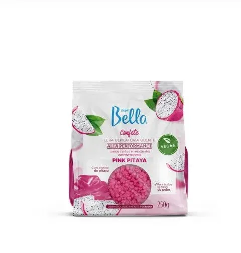 CERA CONFETE PINK PITAYA DEPIL BELLA 250G