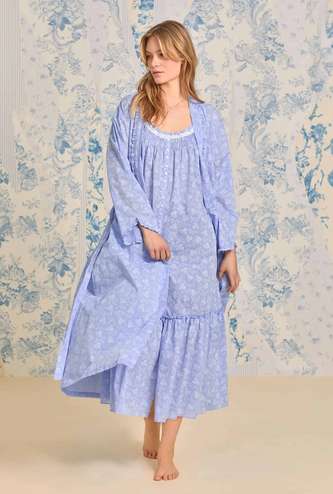 Chambray Dream Ballet Wrap Robe