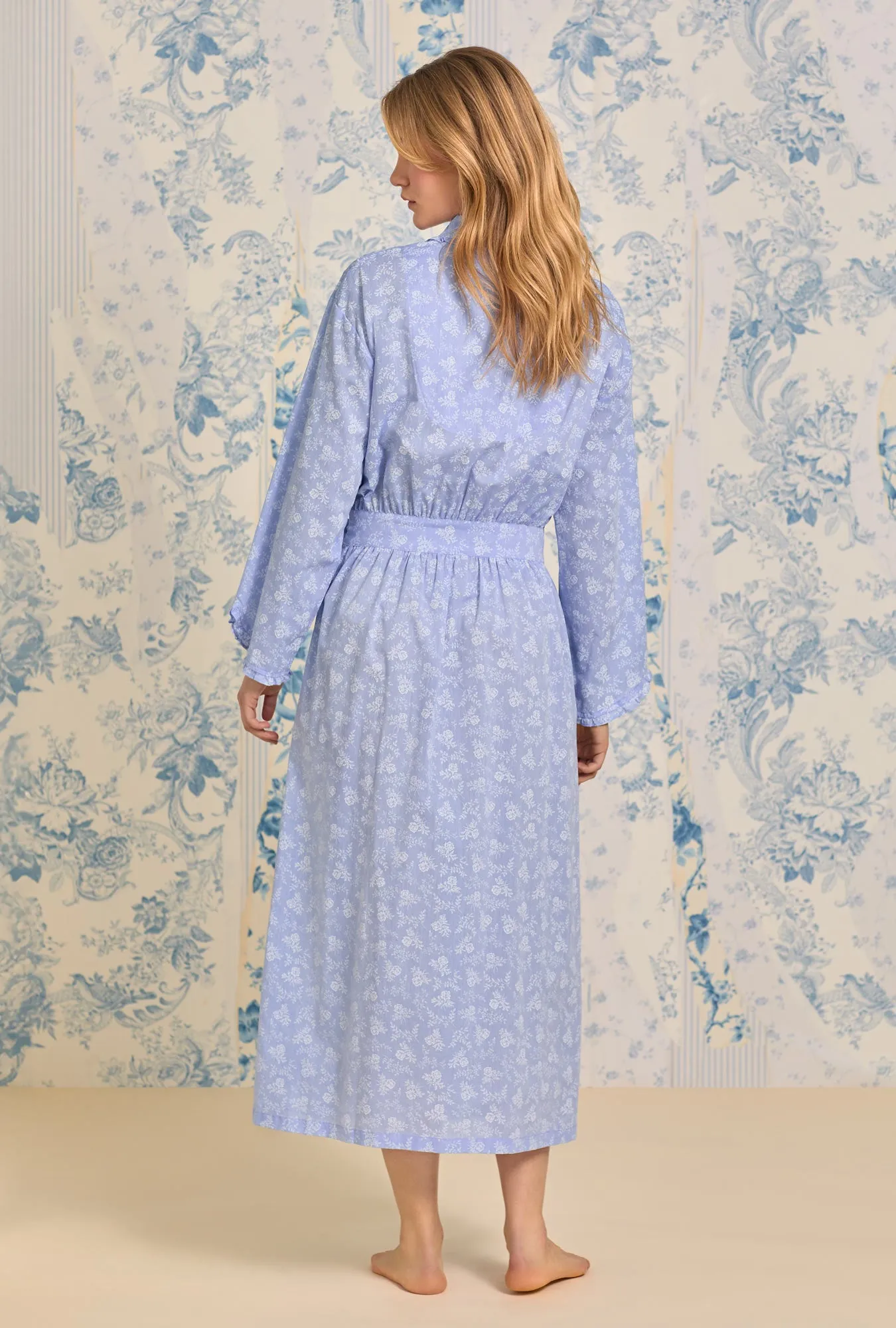 Chambray Dream Ballet Wrap Robe