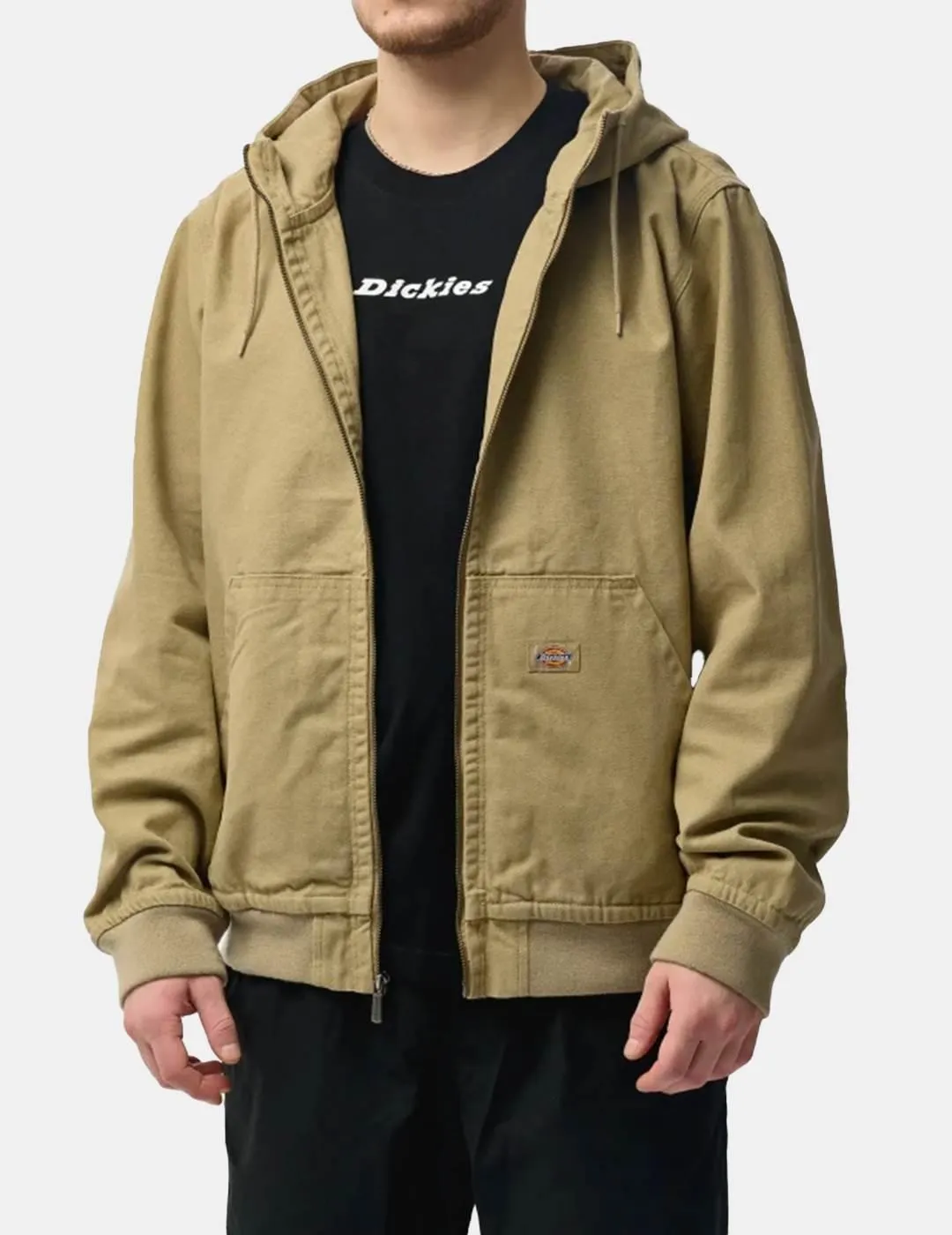 Chaqueta Dickies Duck Canvas Hooded Caqui