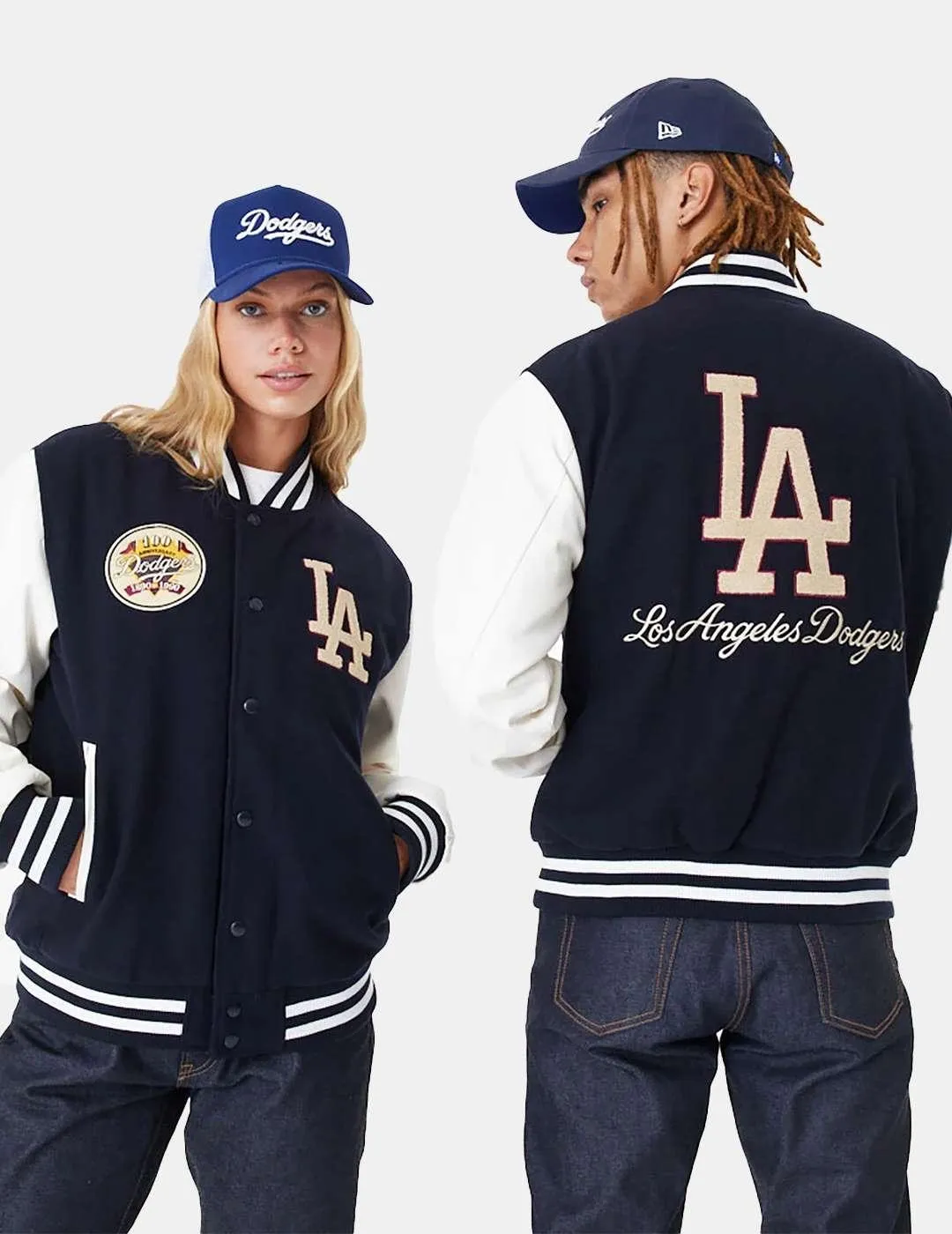 Chaqueta New Era MLB LA Dodgers Large Logo Azul