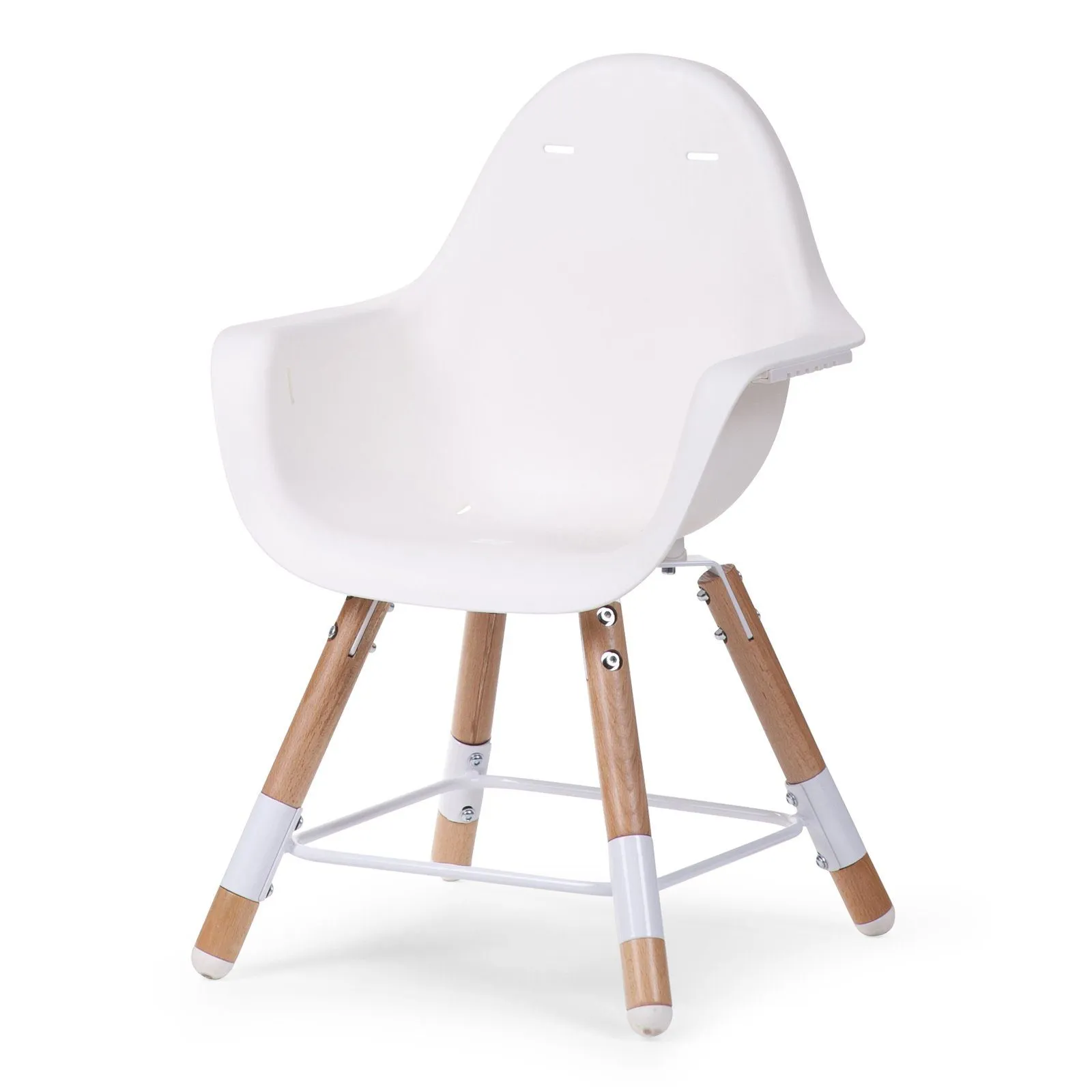 Childhome Evolu 2 High Chair - Natural / White