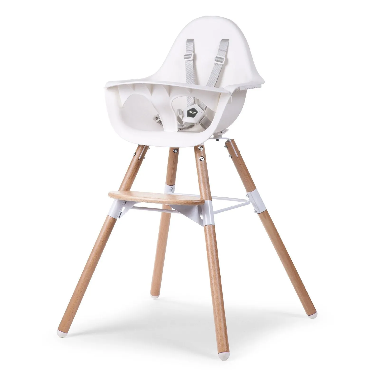 Childhome Evolu 2 High Chair - Natural / White