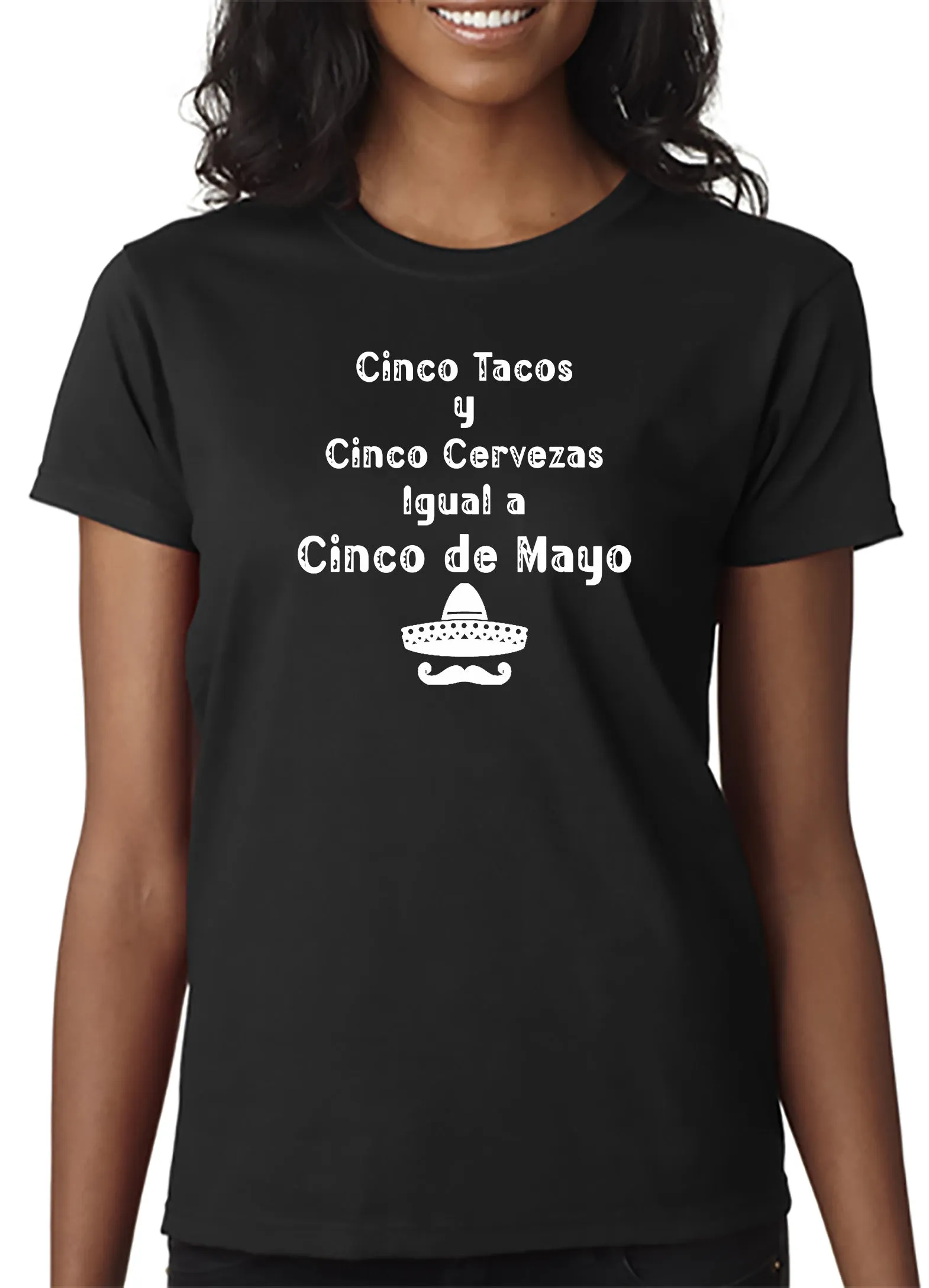 Cinco Tacos y Cinco Cervezas Iqual Cinco De Mayo T-Shirt