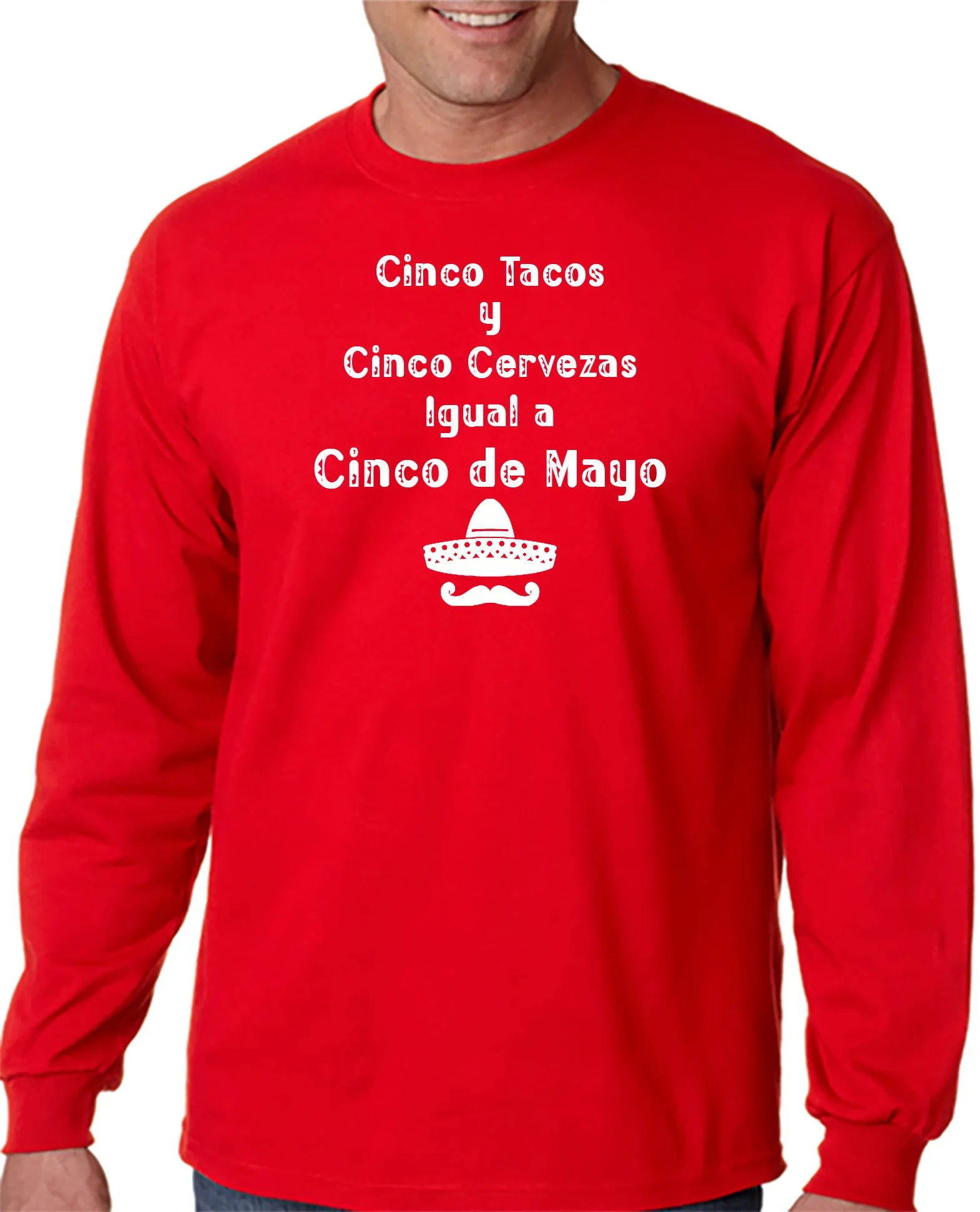 Cinco Tacos y Cinco Cervezas Iqual Cinco De Mayo T-Shirt