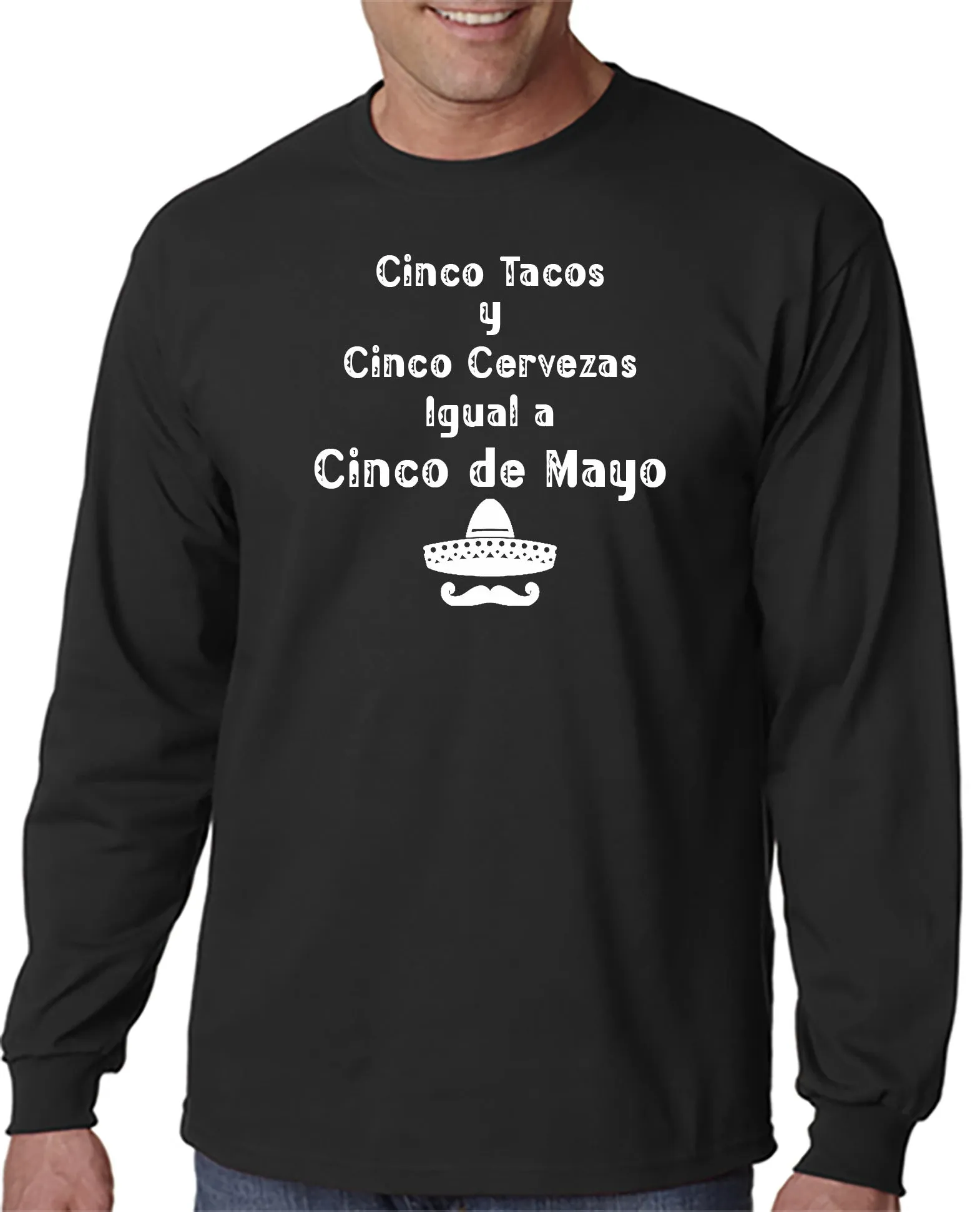 Cinco Tacos y Cinco Cervezas Iqual Cinco De Mayo T-Shirt