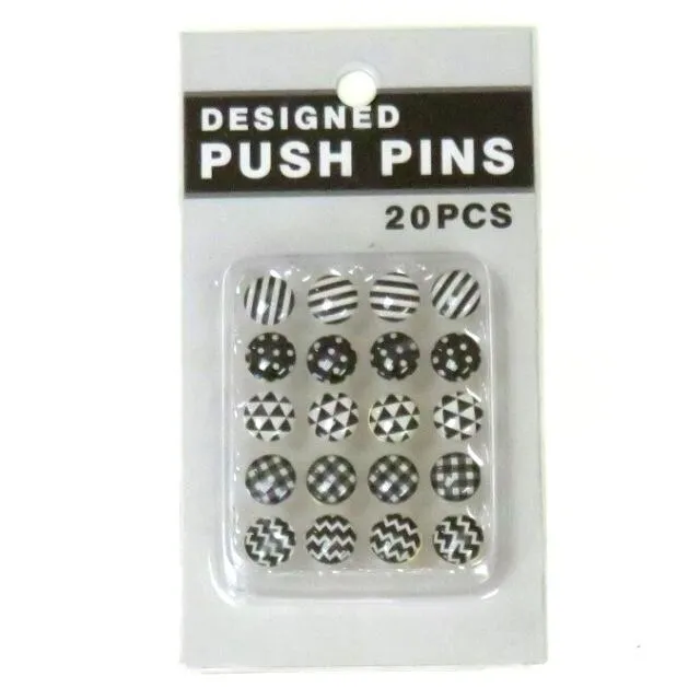 Design Pushpin 20P Monochrome Dpp-6