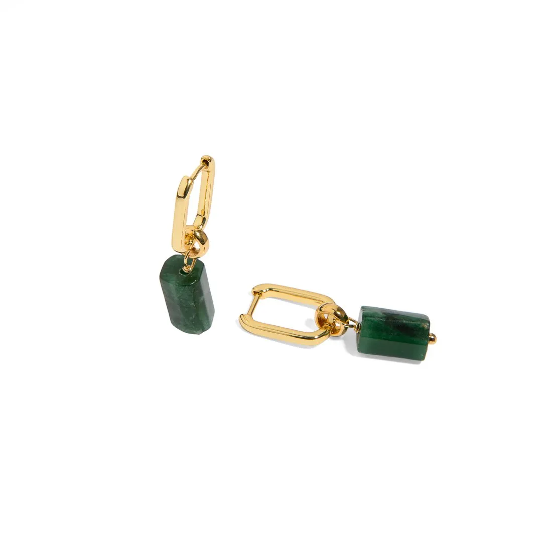 EMERALD AURA EARRINGS