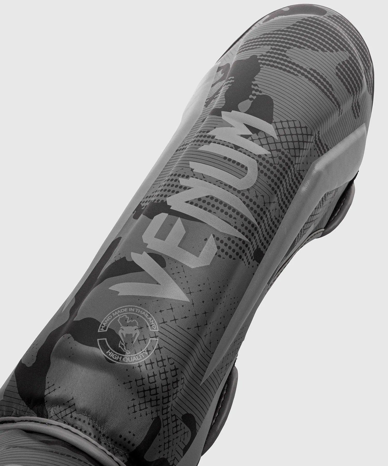 Espinilleras Venum Elite - Negro/Camo Oscuro