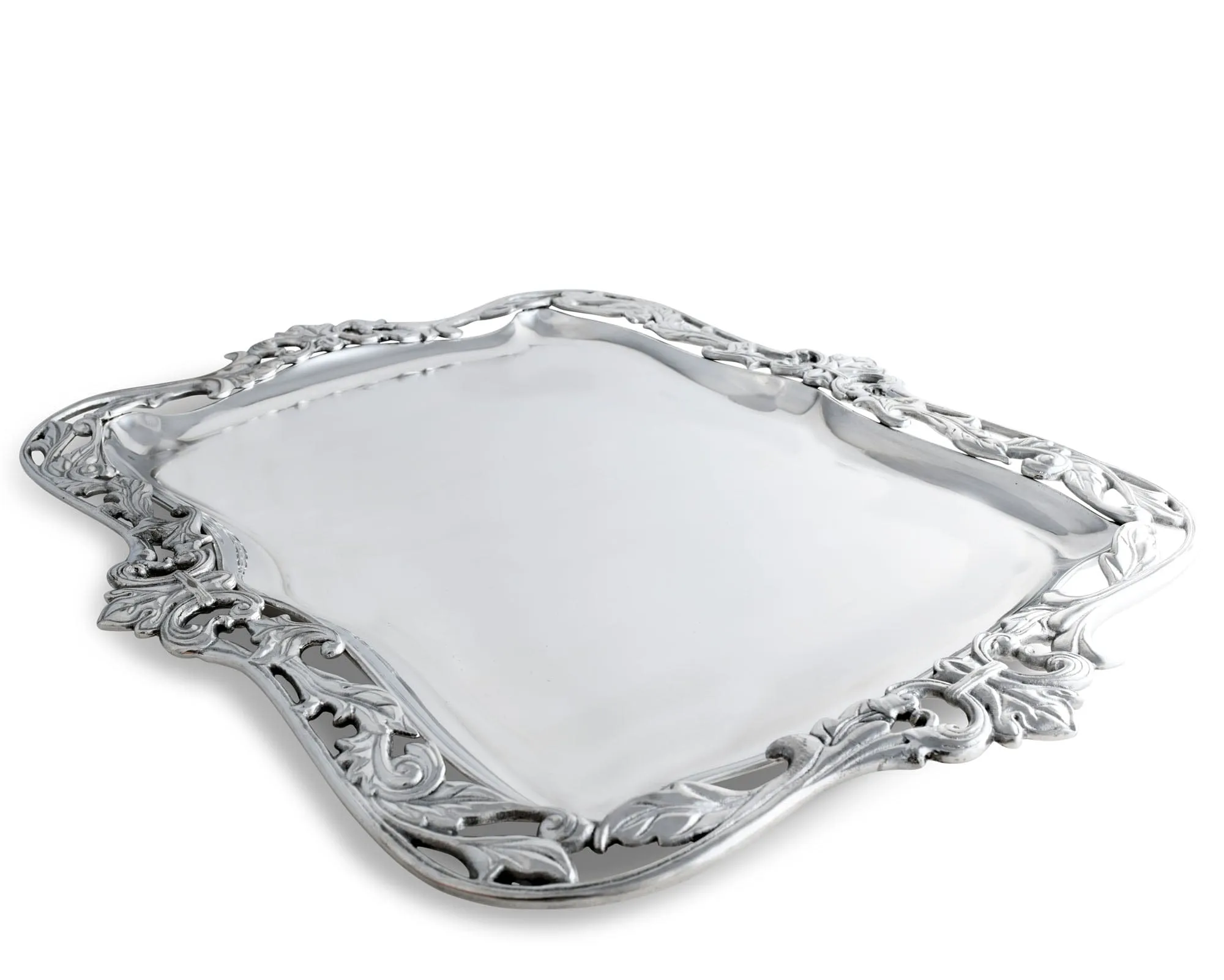 Fleur-De-Lis Acanthus Platter