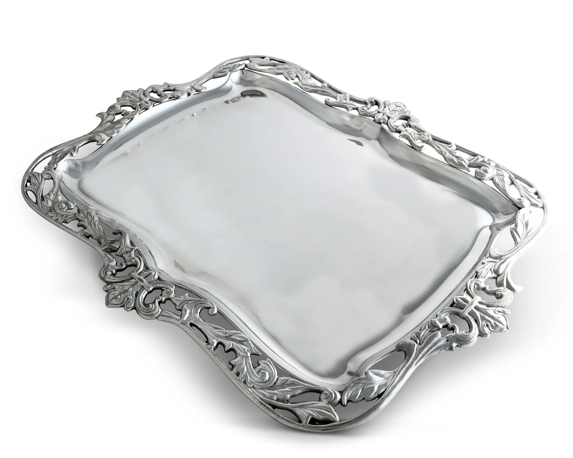 Fleur-De-Lis Acanthus Platter