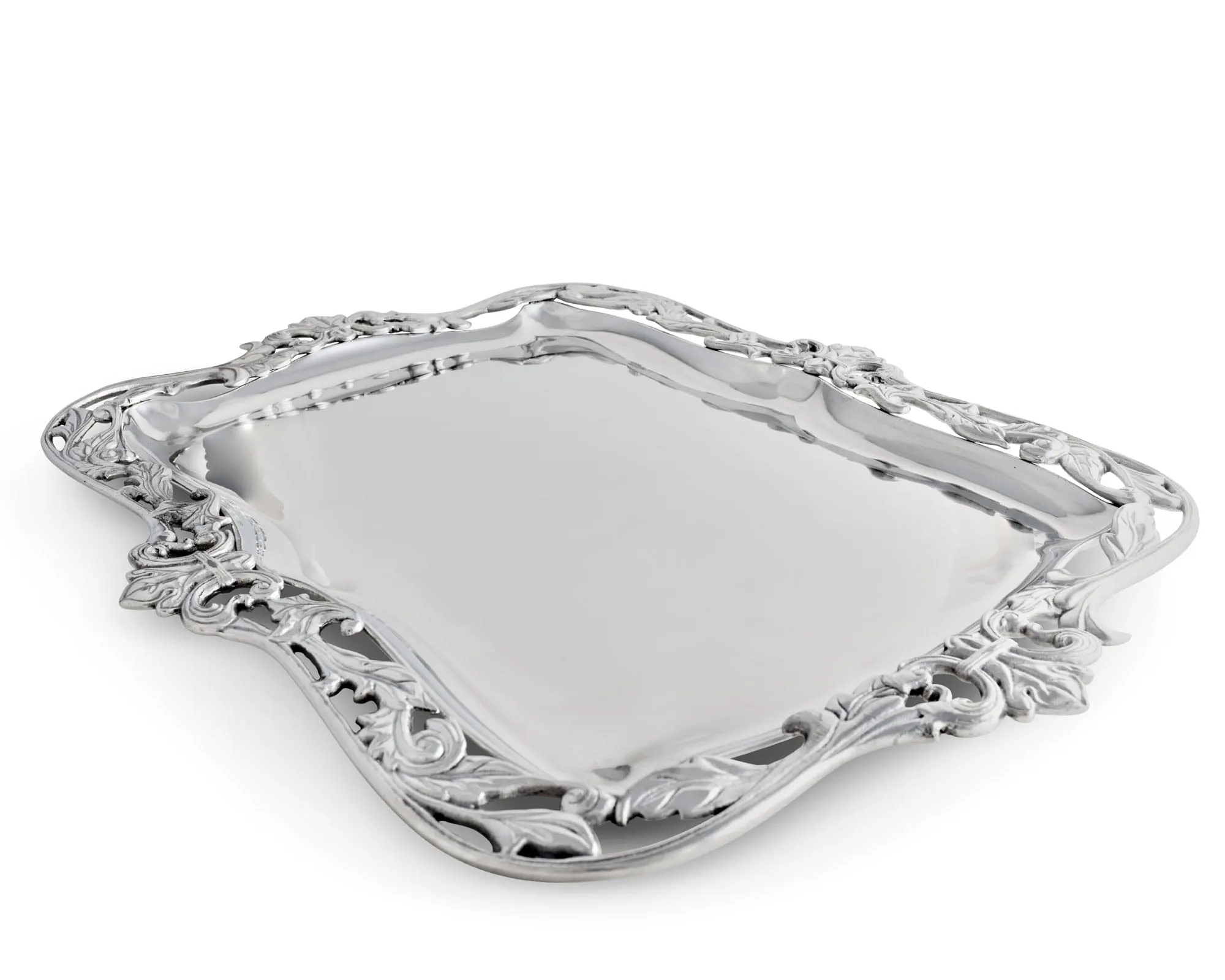 Fleur-De-Lis Acanthus Platter