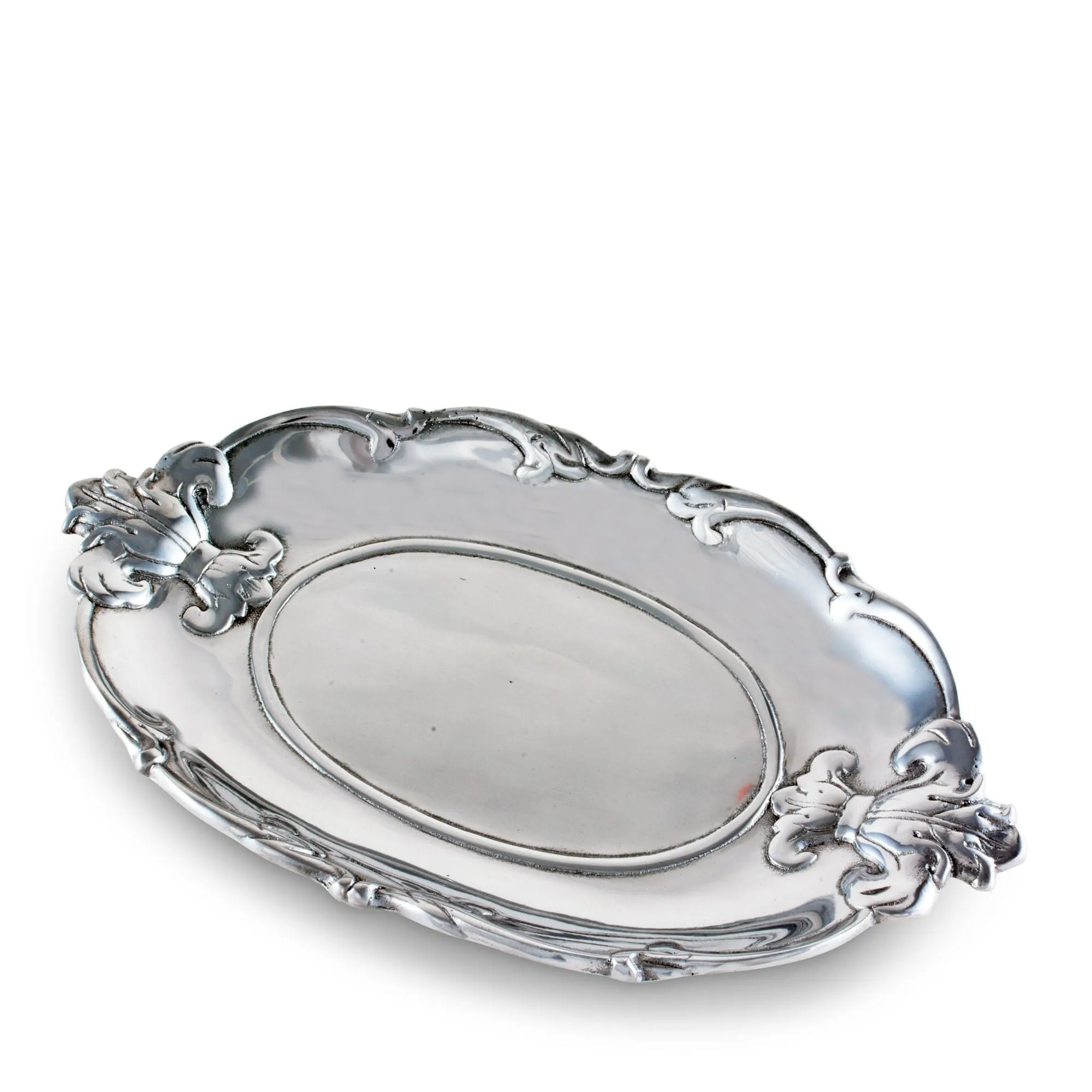 Fleur-De-Lis Oval Tray