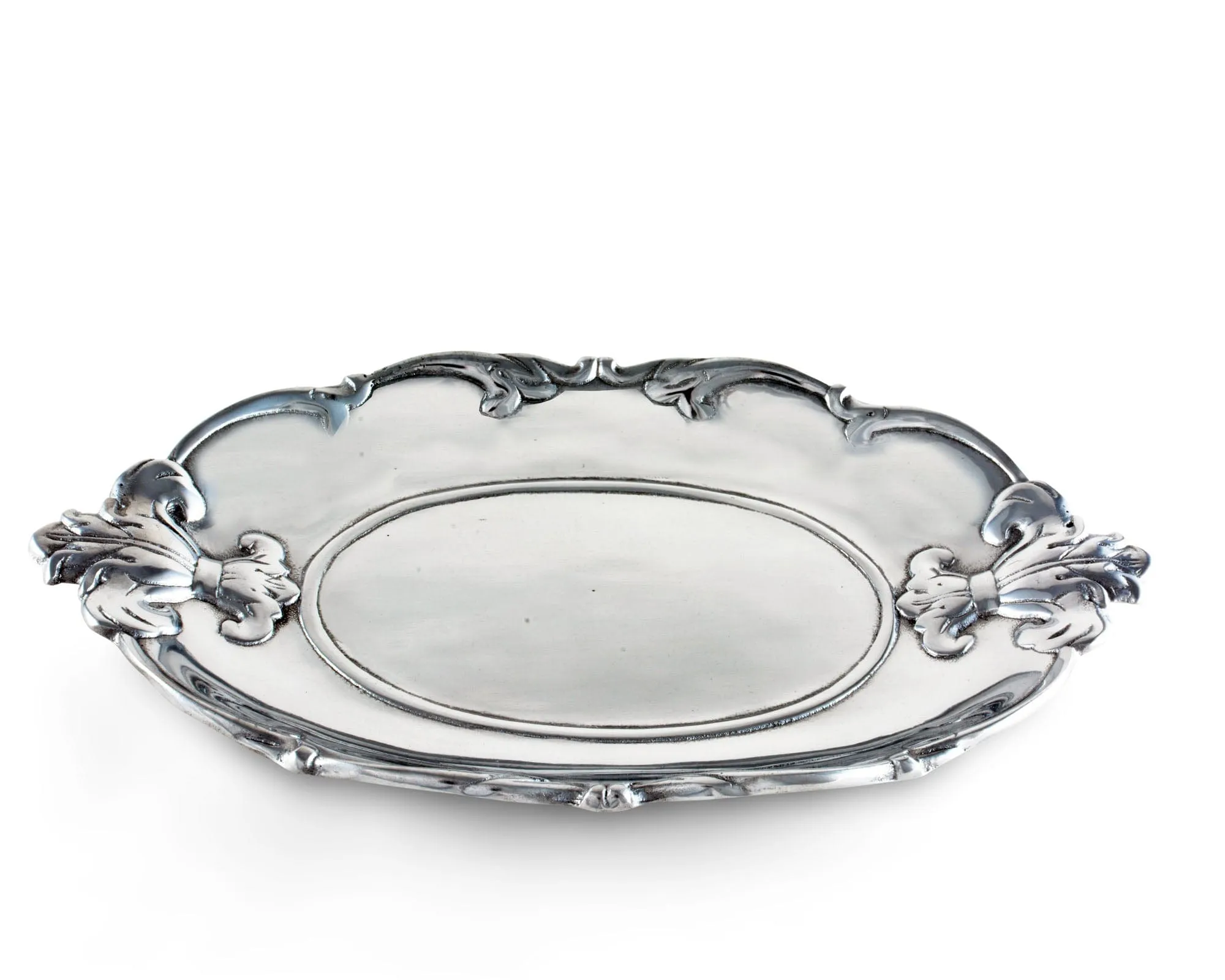 Fleur-De-Lis Oval Tray