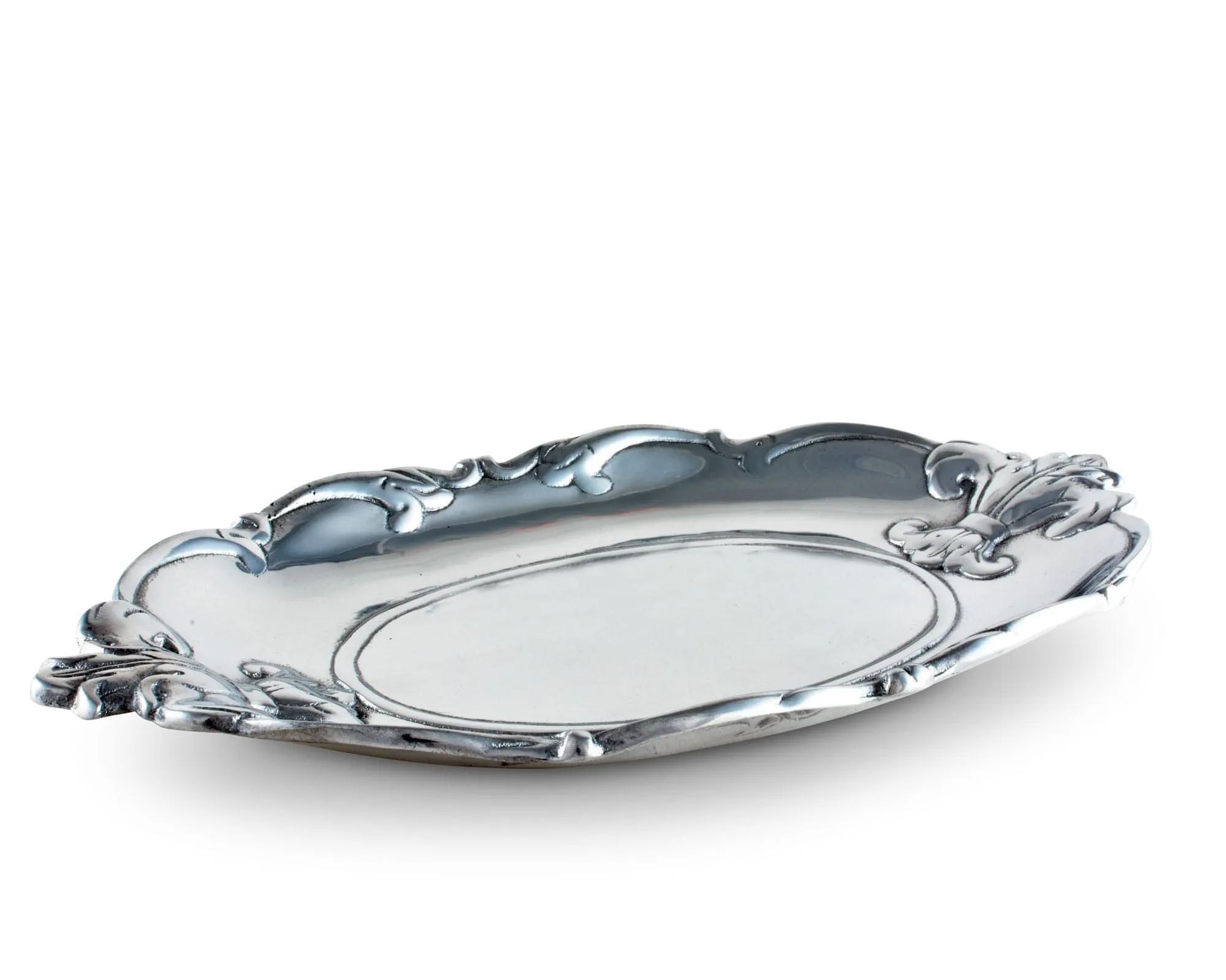 Fleur-De-Lis Oval Tray