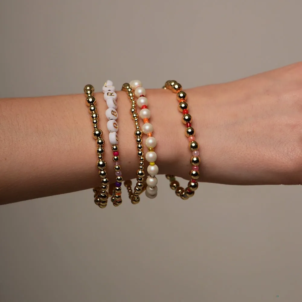 GOLDEN SMALL BEADS BRACELET