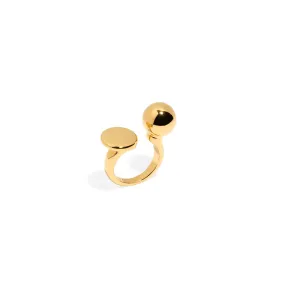 GOLDEN SPHERE RING