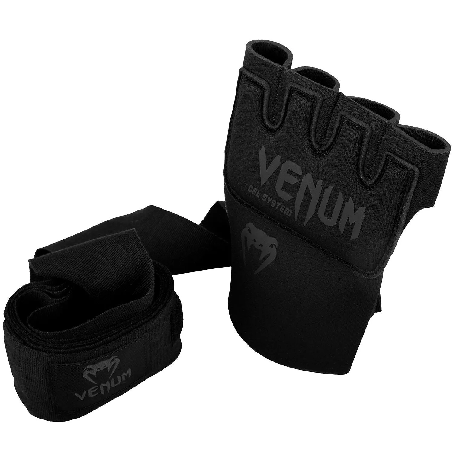 Guante venda Venum Kontact Gel - Negro/Negro