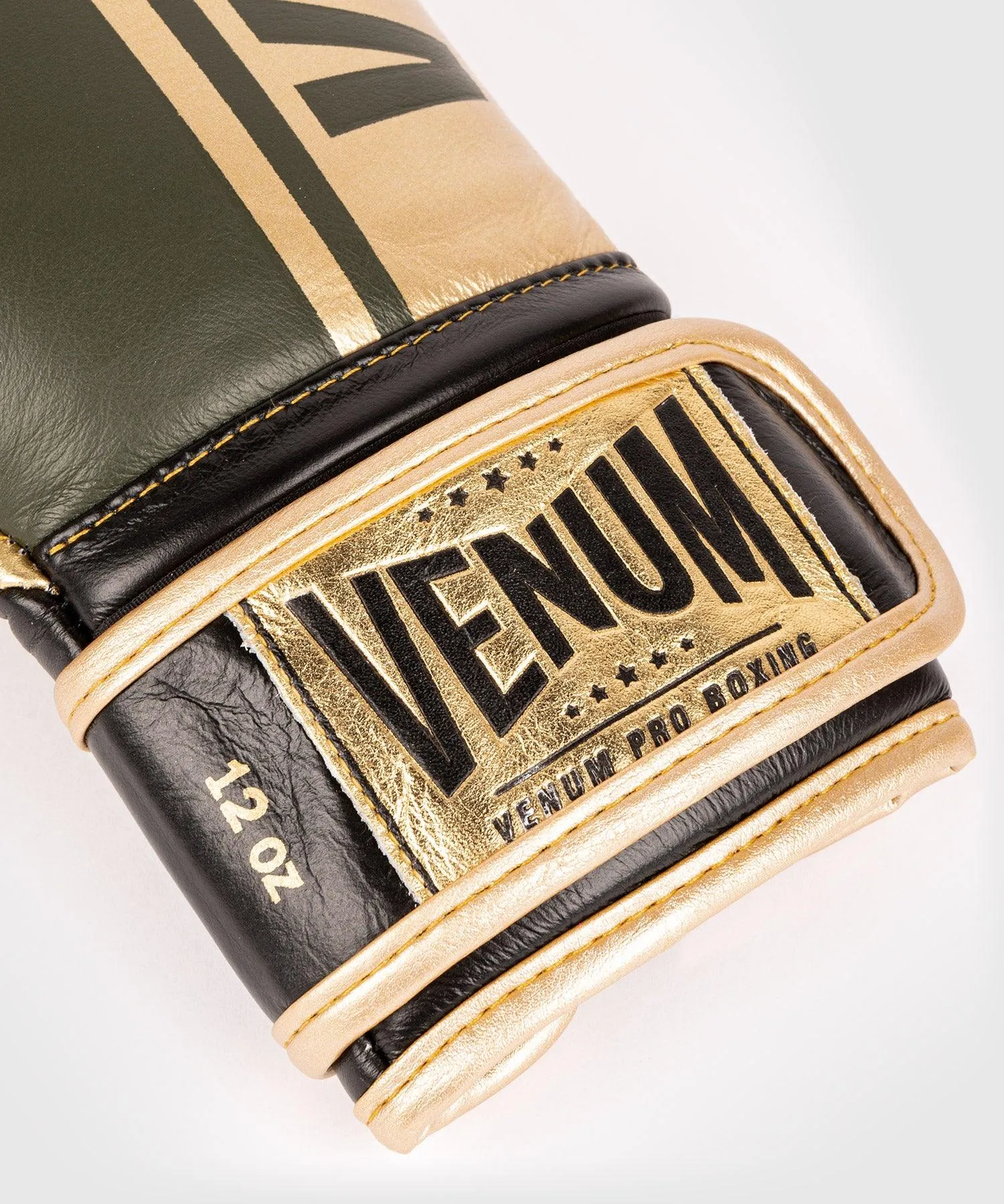 Guantes de Boxeo profesional Venum Shield – Velcro - Caqui/Oro