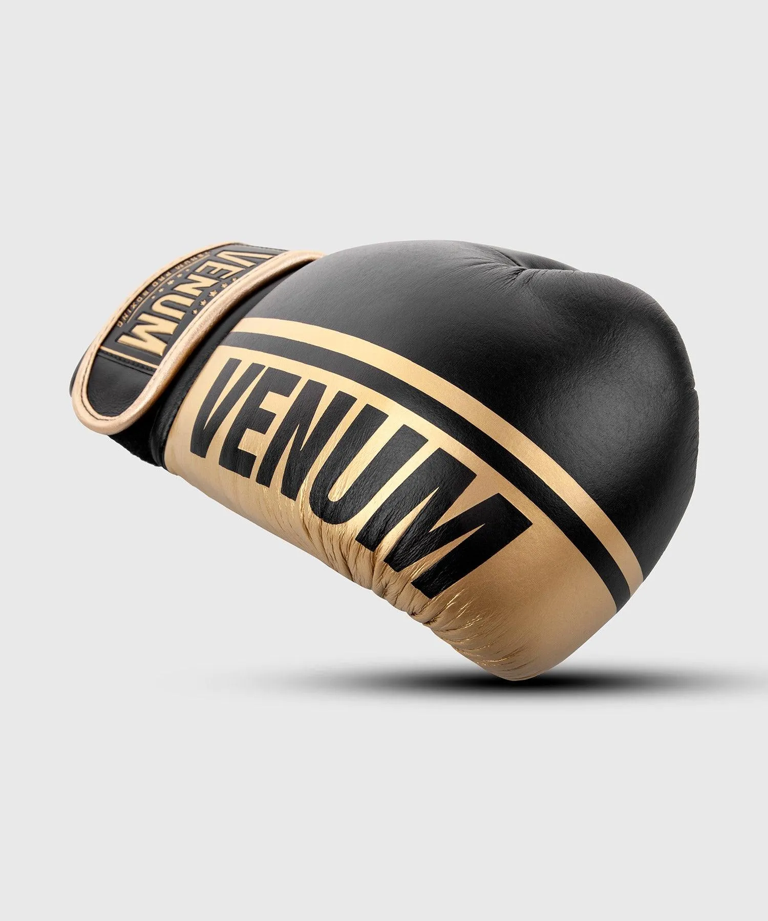 Guantes de Boxeo profesional Venum Shield – Velcro - Negro/Oro