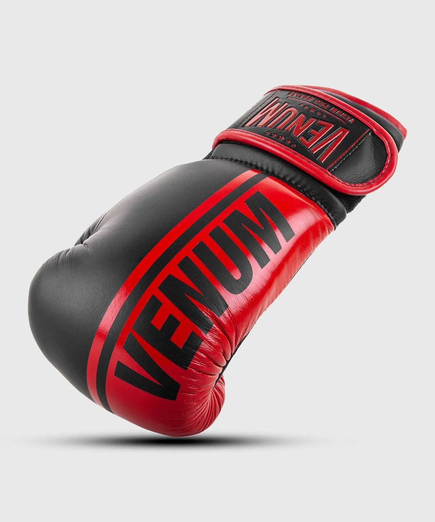 Guantes de Boxeo profesional Venum Shield – Velcro - Negro/Rojo