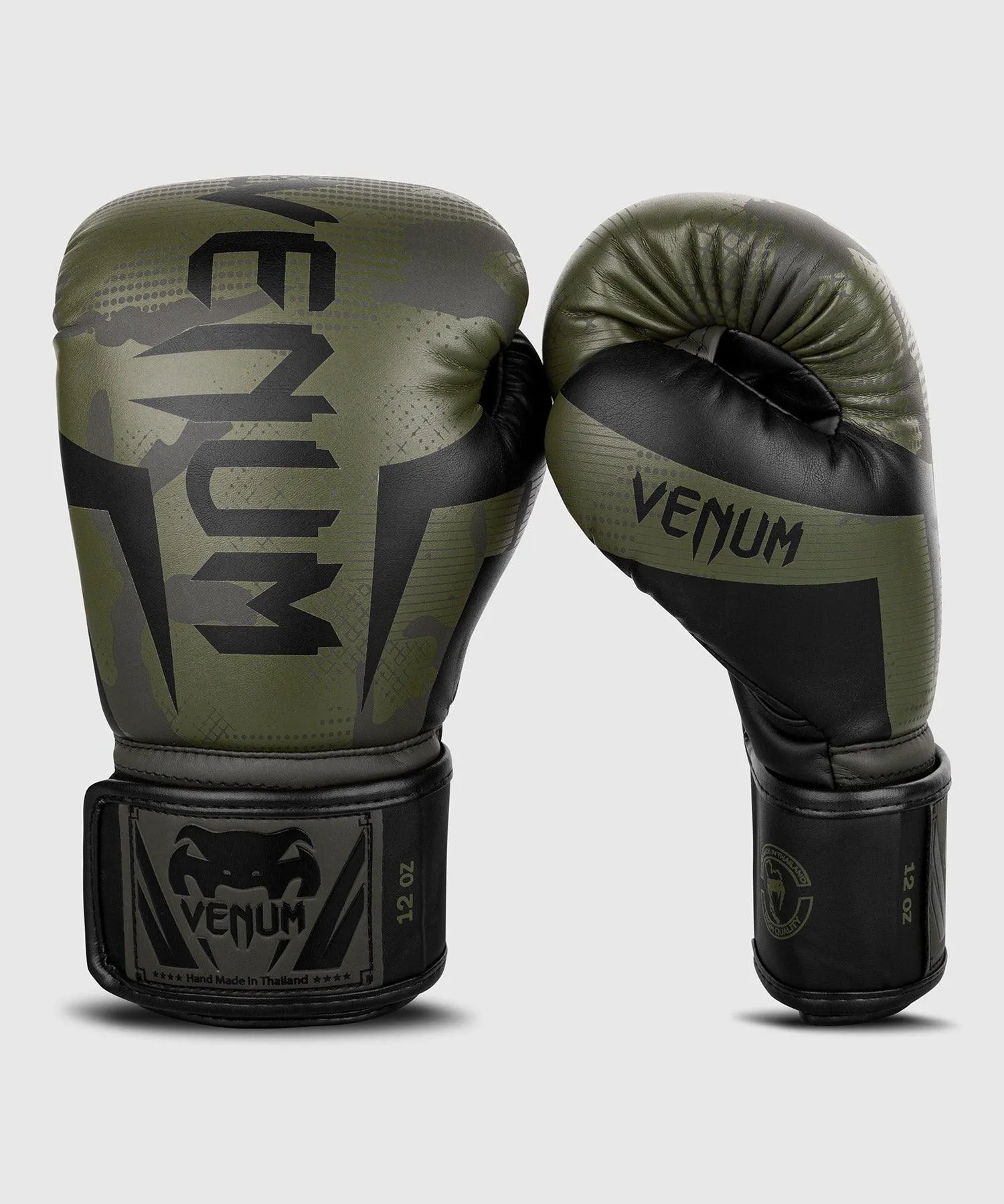 Guantes de boxeo Venum Elite - Camo kaki