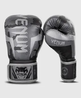 Guantes de boxeo Venum Elite - Negro/Camo Oscuro