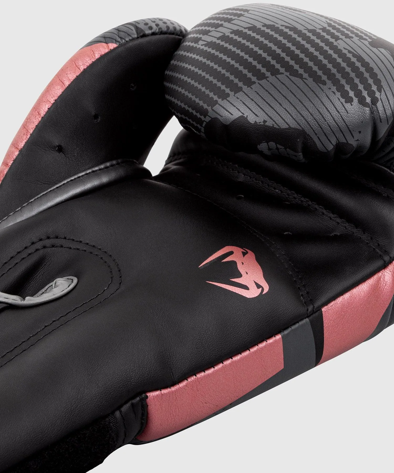 Guantes de boxeo Venum Elite - Negro/Oro rosa